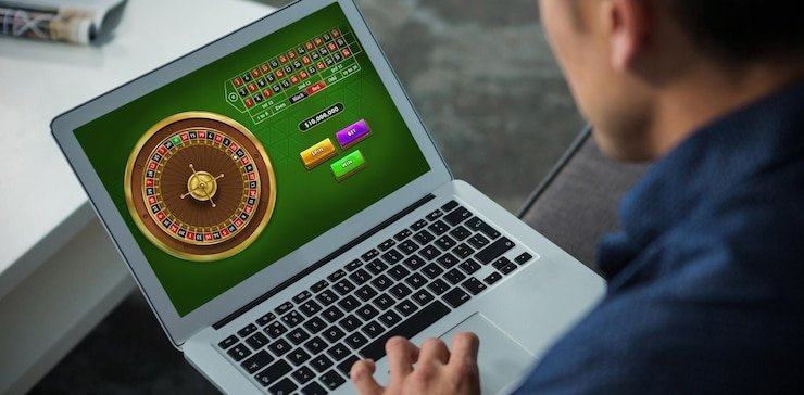 Tampilan permainan Money Train di platform dewa cukong dengan gulungan dan garis pembayaran